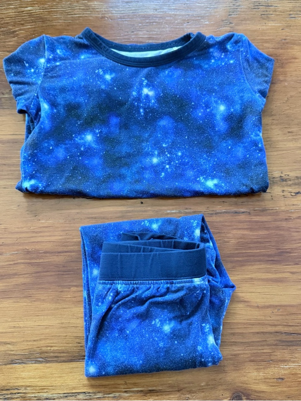 2T galaxy bamboo pajama set